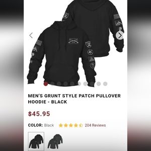 Grunt style hoodie xl